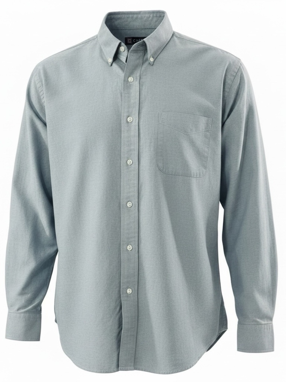 Chaps Men's Regular Fit Button-Down Dress Shirt, Blue, Size XL (17-17.5, 32/33)